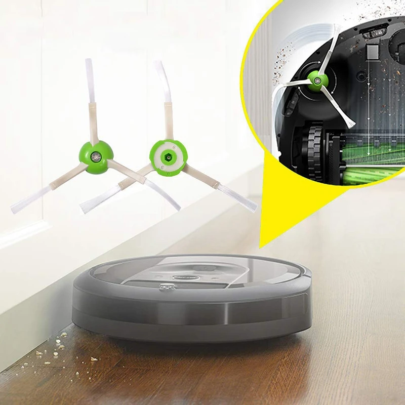 Запасные части для IRobot Roomba I7 I7+/Plus E5 E6 комплект для пополнения(6 фильтров, 8 щеток, 1 комплект многоповерхностной резины Bru