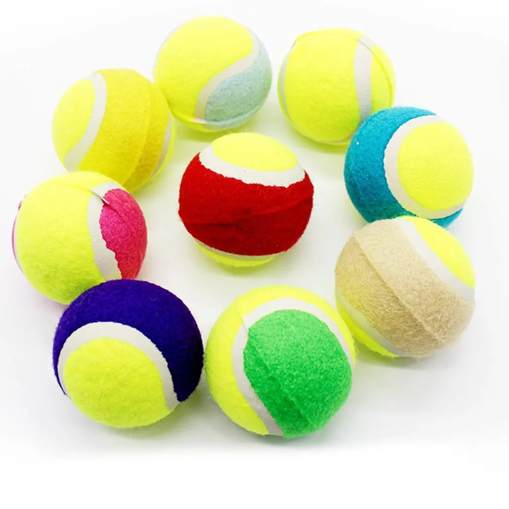 Tennis Ball Кавайные животные в форме собаки кошки виниловые или плюшевые игрушки звук скрипучий игрушка для домашних животных лучший прекрасный подарок - Цвет: Tennis Ball
