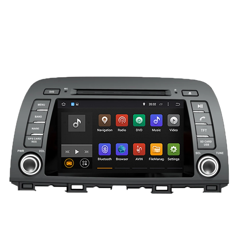 4 Гб + 32 ГБ 8 дюймов Android 10 0 автомобильный GPS-навигатор мультимедийный DVD-плеер для