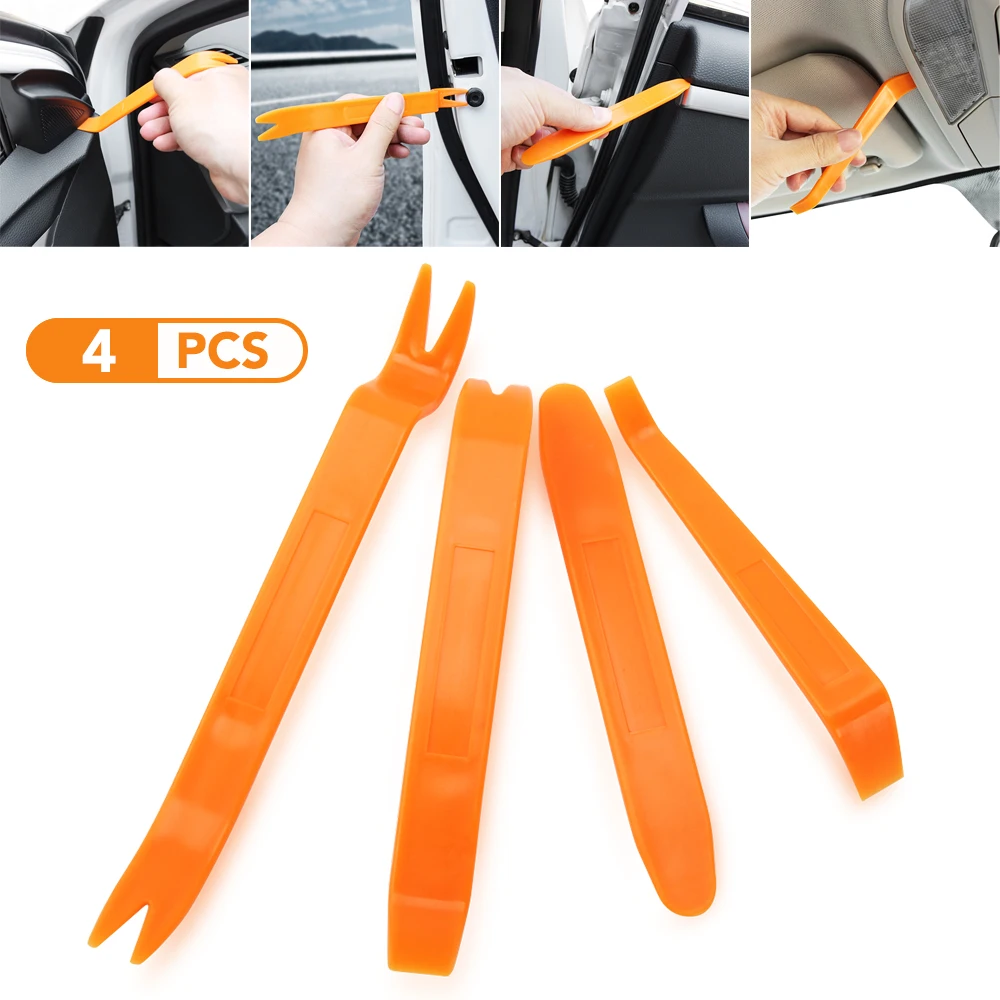 4pcs Car Audio Door Removal Tool for Toyota Avensis RAV4 Auris Honda Civic Accord Fit CRV Nissan Qashqai J11 Juke X-Trail Almera |