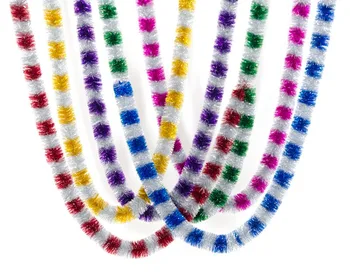 

2.3M Plus Size Christmas Tree Ornaments Xmas Accessories Outdoor Colorful Garland New Years Eve Party Supplies Easter Carnival