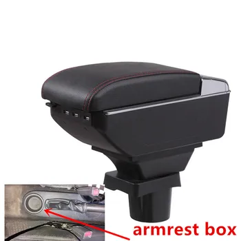 

For Chevrolet Spark III armrest box central Store content Aveo T200 armrest box with cup holder ashtray Generic model