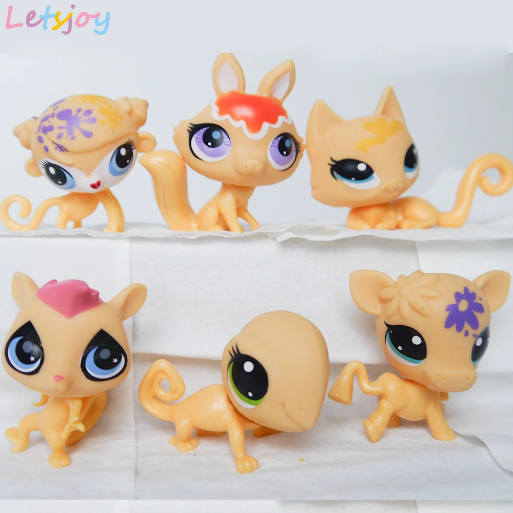 30-90 шт. Рождественская игрушка подарок мини питомец Пони лошадь littlest куклы игрушки для детей милый питомец кошка Магазин фигурки подарки для девочки