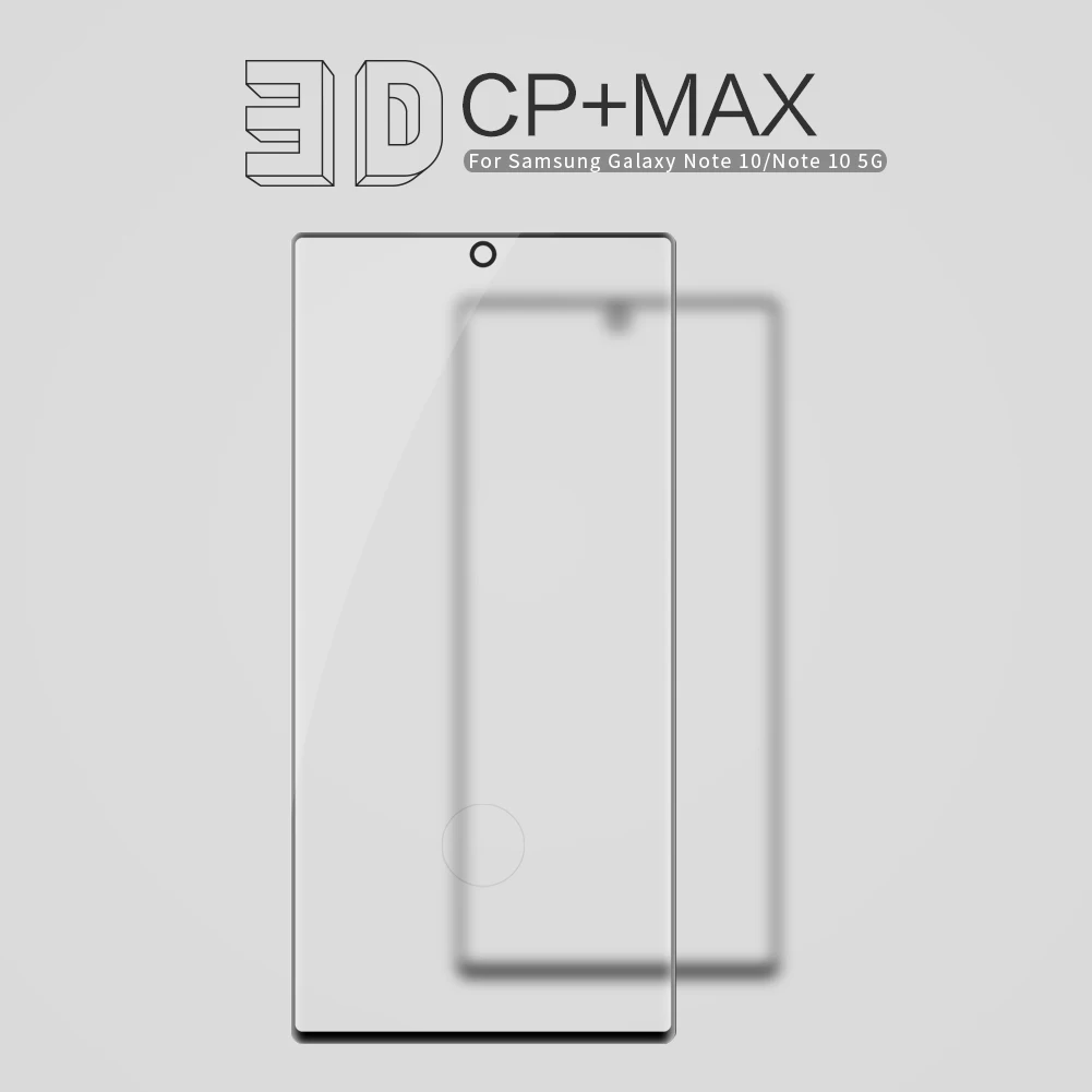 Закаленное стекло для Samsung Galaxy Note 10 Plus Pro Note10+ Nillkin 3D CP+ Max пленка для полного покрытия для Samsung Note 10 Plus стекла