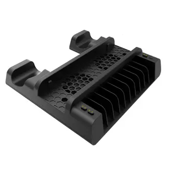 

For PS4 Cooling Fan Heat Sink Base Vertical Charger Stand Dual Controller Charging Dock for PS4 PS4/SLIM/PRO dropshipping