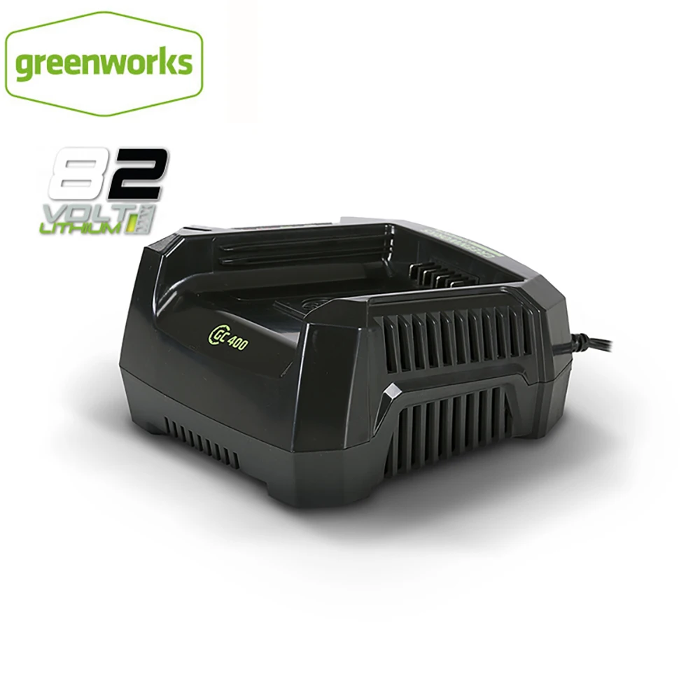 

Зарядное устройство Greenworks 82 в GC400 82-вольтовый 4 ампер быстрое универсальное зарядное устройство совместимо с аккумулятором Greenworks 82В GL400BT и GL250BT