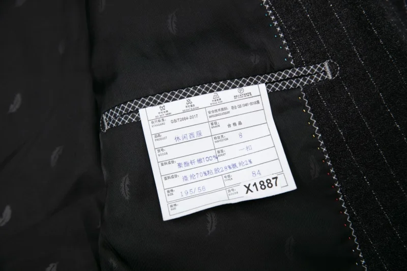 Плюс размер 8xl 7xl 6xl Повседневный костюм для мужчин Высокое качество Весна и осень костюм куртка мужские куртки и полосатые блейзеры