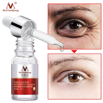 

MeiYanQiong Collagen Eye Serum Hyaluronic Acid Moisturizing Anti-Aging Serum Reduce Fine Lines Dry Firming Lifting Eye Skin Care