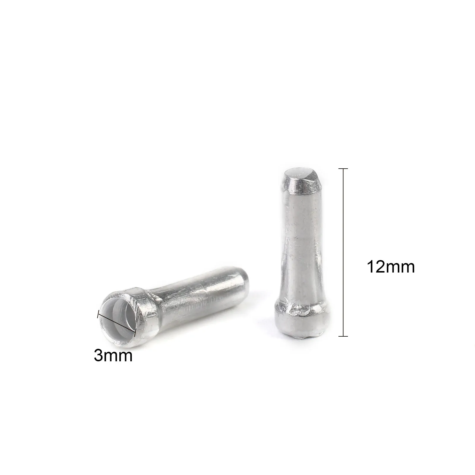 50 Pcs/lot MTB Bike Bicycle Brake Shifter Aluminum Inner Cable Tips Crimps Cycle Cycling Parts Derailleur Shift Cables End Caps