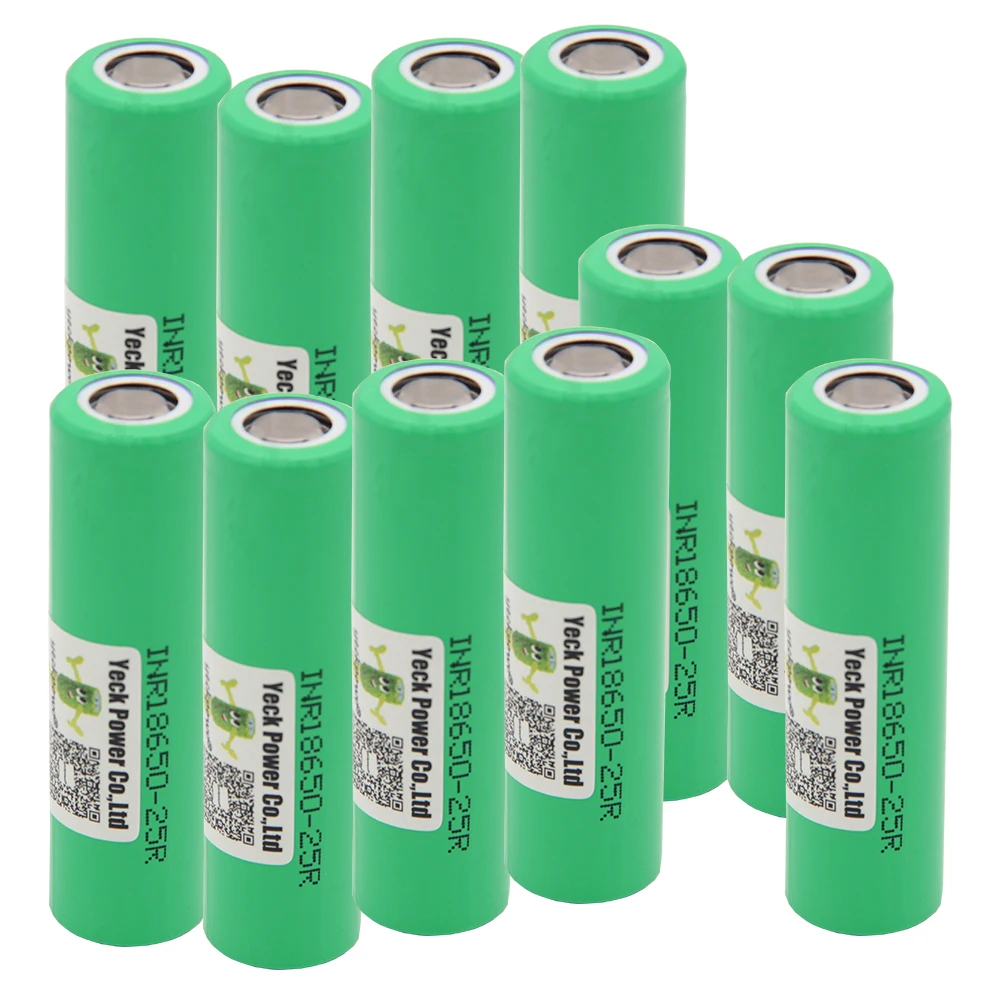 Russian Warehouse Fast Delivery INR18650 25R battery lithium batteries li-ion 25A 10C 2500mah 3.7V / 18650 battery charger