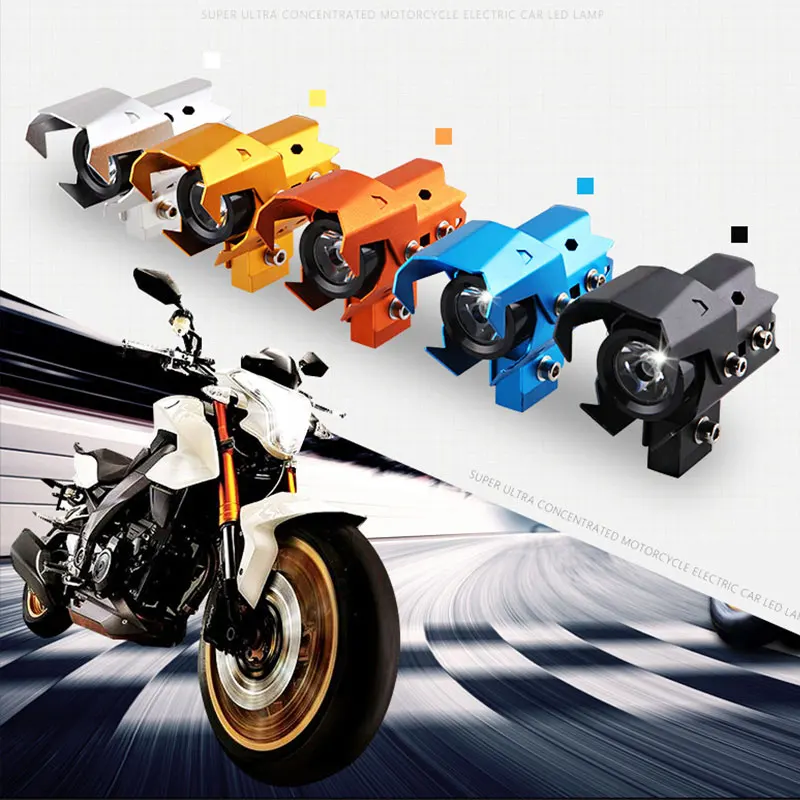 

U8 Auxiliary Lamp Light Bulbs Front Lamp High Power Motorbike Motorcycle Headlights Universal LED Spotlight LED Headlight