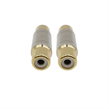 

10Pcs Straight RCA Female Jack Adapter RCA Connector Gold Plated RCA audio connector RCA adapter for audio,video