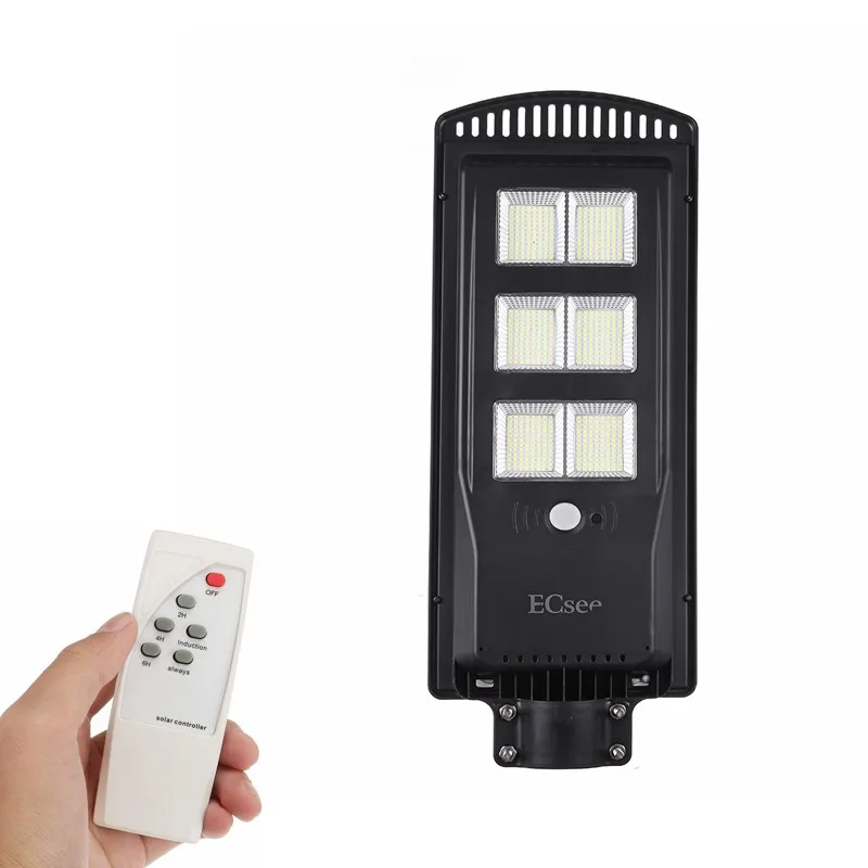 

240W LED Solar Street Light IP65 Waterproof Outdoor Lighting with Remote Control for Plaza and Garden 2835smd Solar Wall Lamp