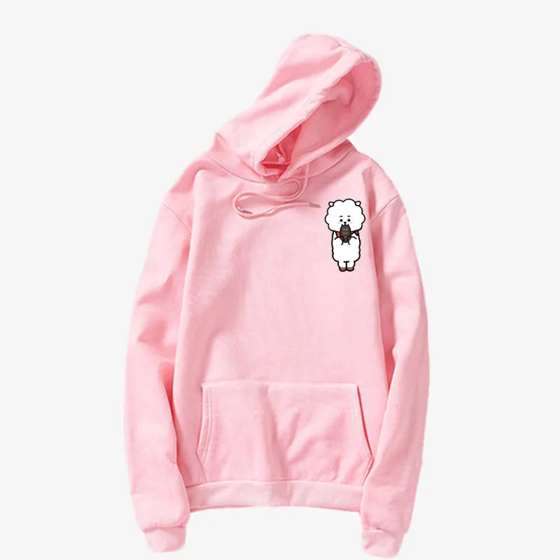 hoodies 5 Корея k-pop Повседневная Толстовка Осень Новая женская плюс с капюшоном с длинным рукавом Harajuku шерстяной пуловер Свободная рубашка Толстая Толстовка - Цвет: hoodies 5