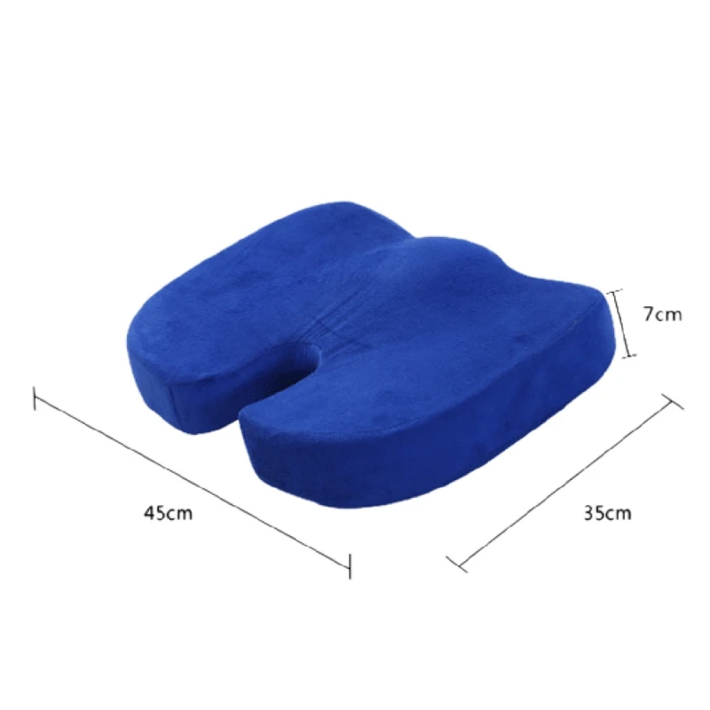 Memory Foam U-shape форме, благодаря чему создается ощущение невесомости с сиденье Подушка для массажного кресла рулевого колеса автомобиля крышки дышащие подушки сиденья копчик ортопедические подушки защиты здоровая сидячие подушки