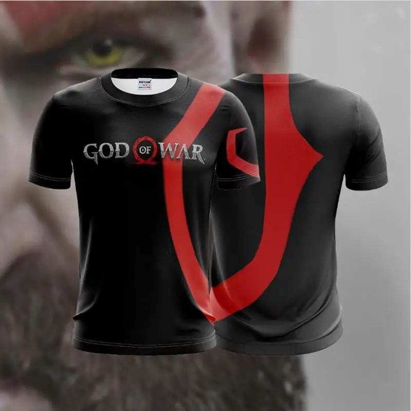 Kratos God Of War (Black) Unisex 3D T-shirt