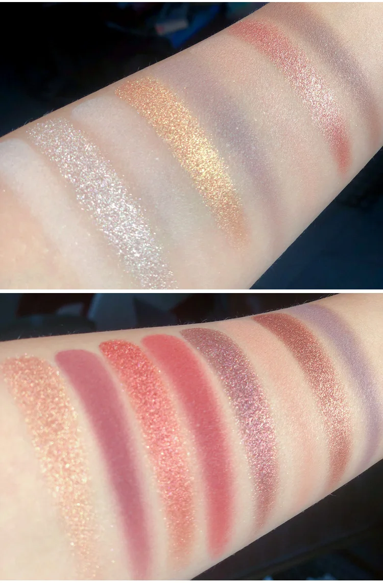16 Color Nude Shining Eyeshadow Palette Waterproof Smoky Eye Shadow Pallete Shimmer Matte Glitter Powder Cosmetic Makeup Palette