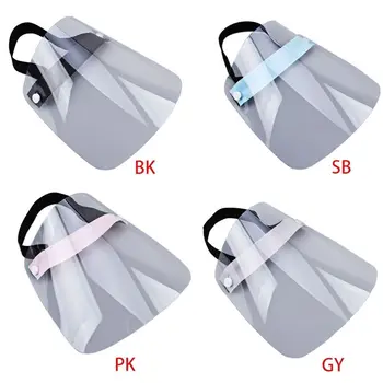 

Unisex Protective Face Shield Anti Spitting Spray Oil Rain Proof Foldable Guard Y5GC