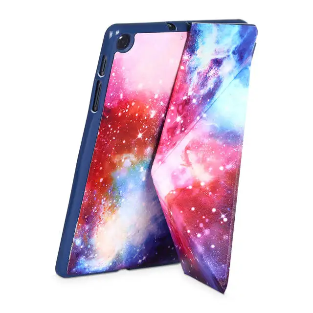 Премиум PU кожаный трансформируемый чехол для Samsung Galaxy Tab A 10,1 SM-T510 SM-T515 10," планшет Funda Capa Чехол+ пленка для экрана+ ручка - Цвет: Galaxy