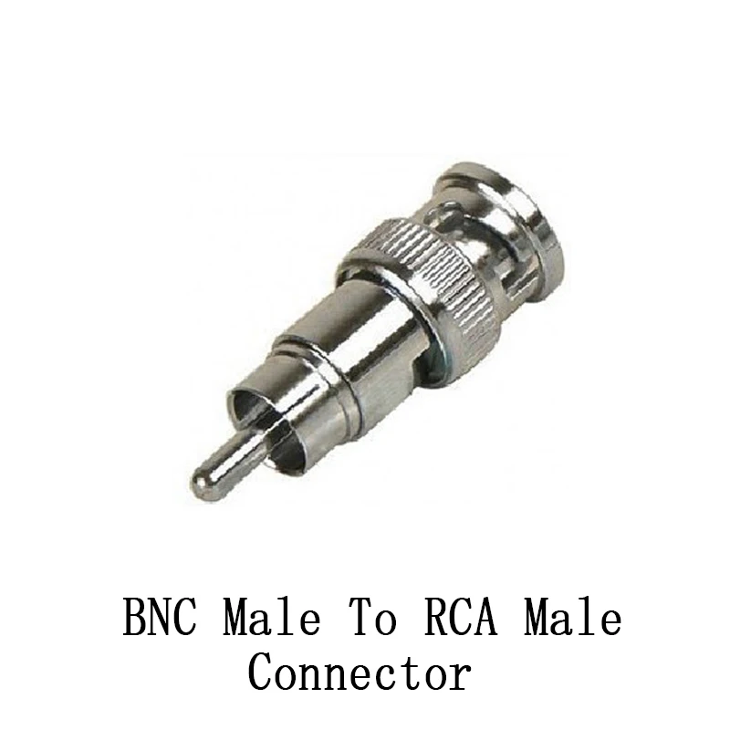 

100pcs/lot BNC male to RCA male connector Adapter (Used for cctv camera AHD camera IP camera and DVR/NVR)