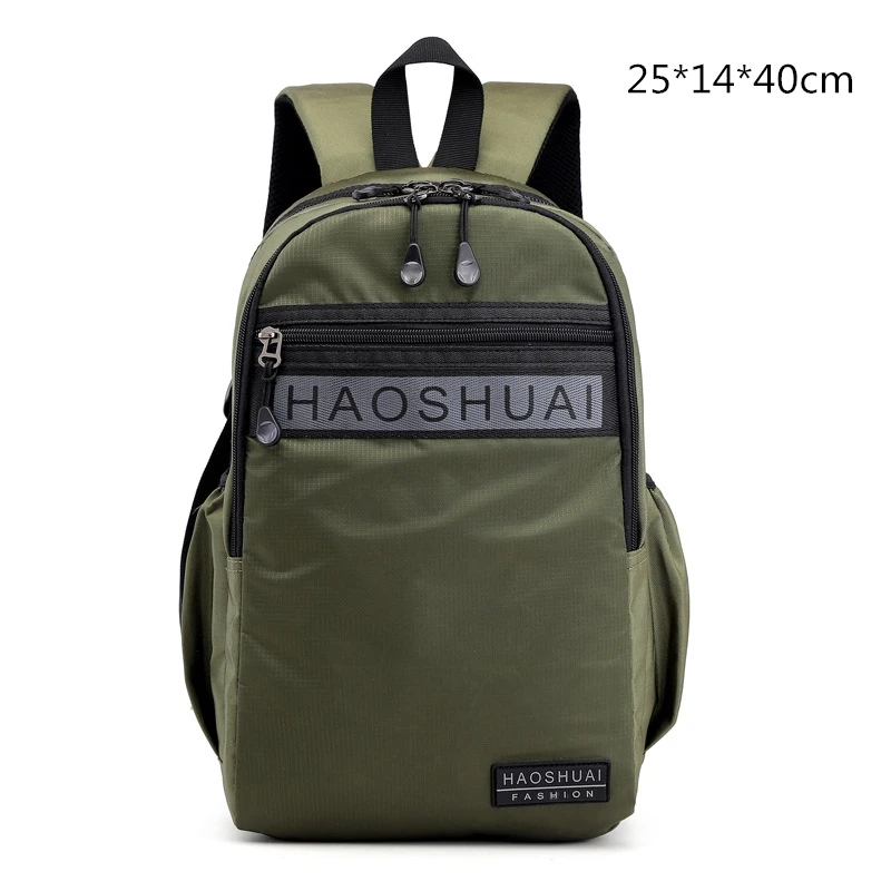 Army Green Backpack Vilead Большая вместительная Водонепроницаемая нейлоновая Регулируемая сумка на плечо, дышащая мужская уличная походная сумка, рюкзак, модная дорожная сумка - Цвет: Army Green Backpack