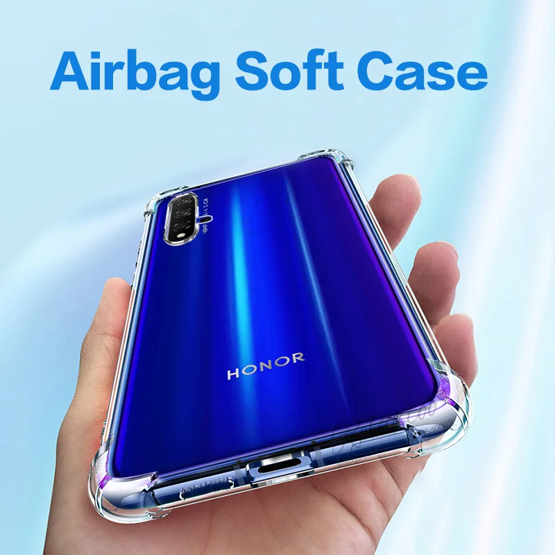 Прозрачный чехол-подушка безопасности из ТПУ для Honor 20 30 V30 pro 10 Lite прозрачный