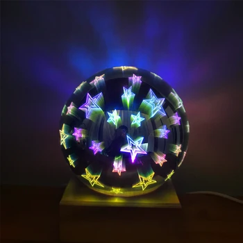 

Novedades LED Night Light LED Star Sky Projection Room Lamps 3D Glass Magic Light Usb Creative Home Decoration Bedroom Decor