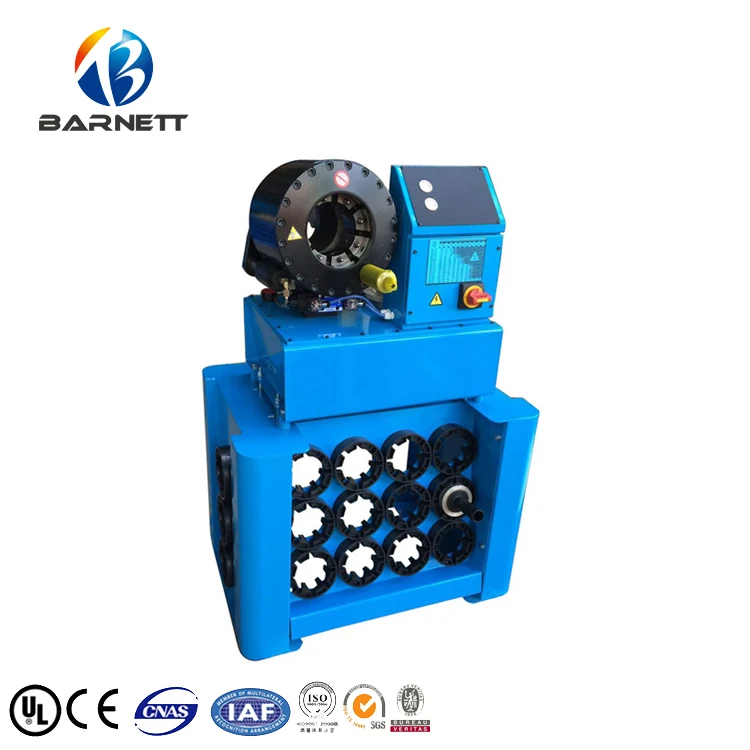 Самый популярный 1/4 дюймов до 2,5 дюймов Гидравлический шланг обжимной станок с быстрой заменой инструмента и 13 комплектов штампов