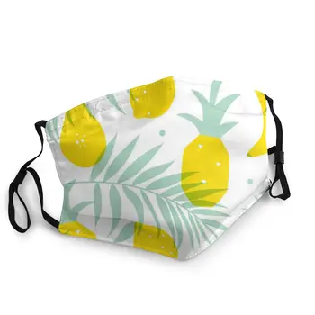 

Lemon Fruit Adult Non-Disposable Mouth Face Mask Anti Haze Cold Smog Dust Mask Wind Polyester Protection Mask Respirator