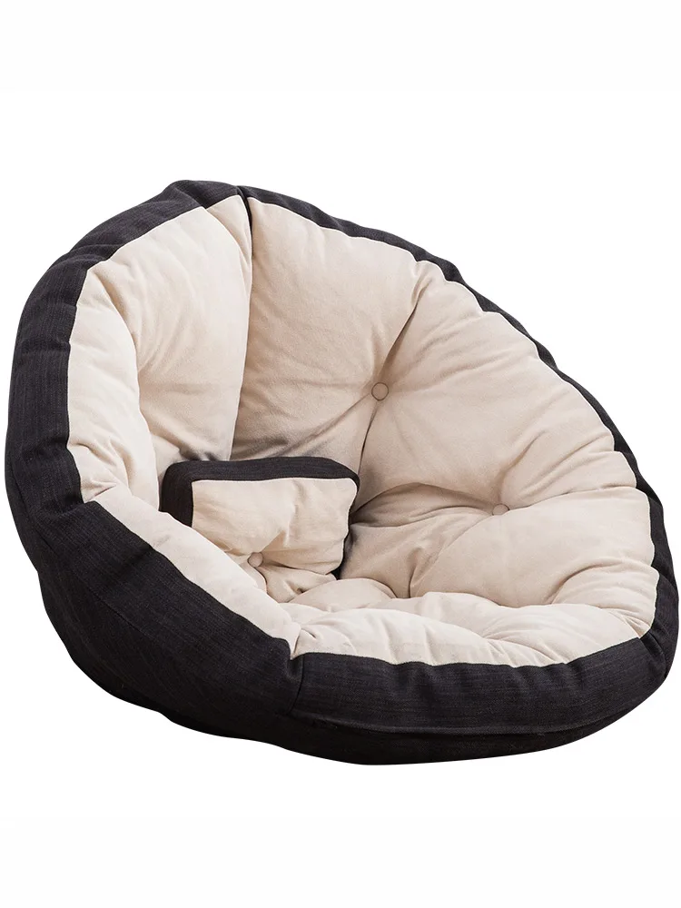 

Personality creative lazy sofa Leisure living room chair recliner single bed floor small bed bay window