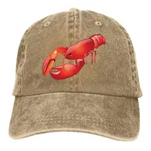 Lob-Ster Cli-Part шесть панелей унисекс регулируемые бейсболки джинсовые шляпы ковбой Спорт на открытом воздухе