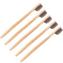 5 шт./компл. Портативный Зубная щётка свежее дыхание бамбука для взрослых мягкие волосы зубная щетка Новинка