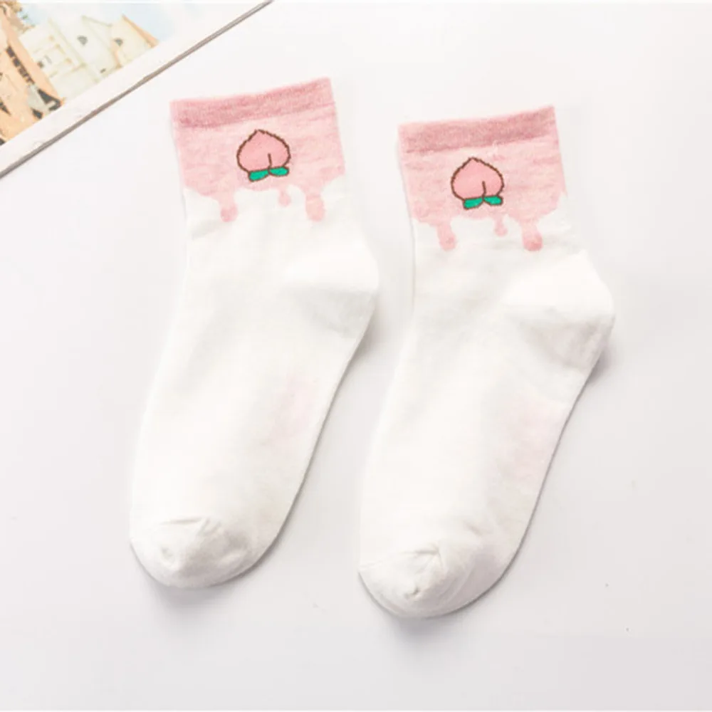 Chaussettes d'hiver Модные женские хлопковые Цвет блок носки для девочек Теплые Цвет Фул алмаз Повседневное платье, носки Y918
