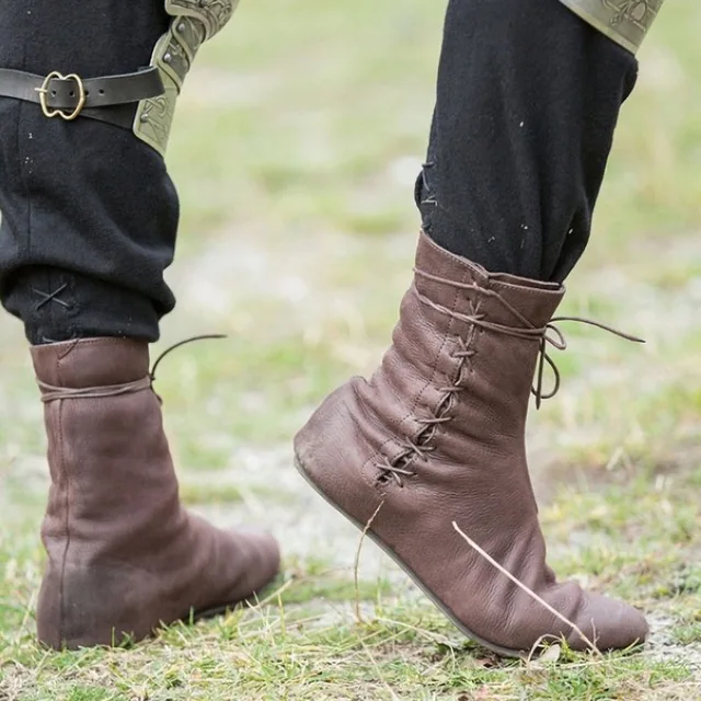 Men's Medieval Leather Shoe Middle Ages 
