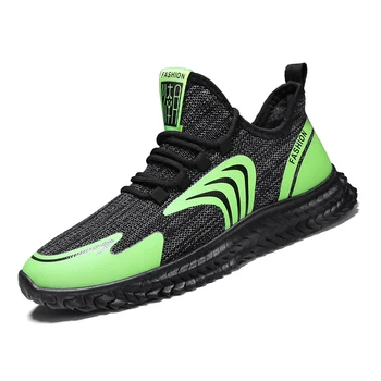 

Mesh Men Sneakers Casual Shoes Men Green Men Shoes Lightweight Comfortable Breathable Walking Sneakers Zapatillas Hombre