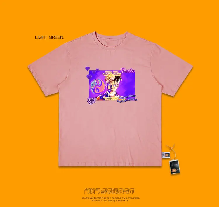 Salute Idol Xxxtentacion хип-хоп певица Паровая волна Ins Exceed Fire настоящая куртка мужская и женская брендовая футболка
