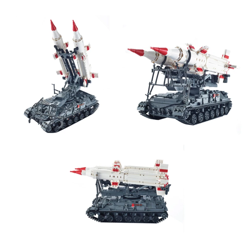 Военная серия MOC SA-4 GANEF ракетная установка Танк модель детские игрушки строительные блоки наборы кирпичи развивающие игрушки для детей