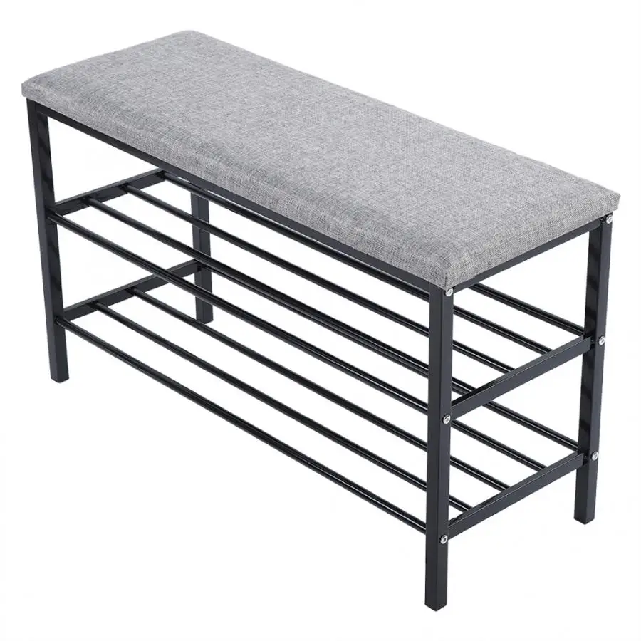 Табурет обуви для детей в возрасте 2 ряда полок для обуви Органайзер прихожей хранения обуви душевая комната старика Ванна специальное место обувь стул Органайзер