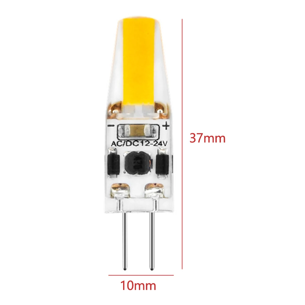 4 шт. лампа G4 мини отель COB домашний 2 Вт DC12-24V энергосберегающий Силиконовый прочный без мерцания Диммируемый светодиодный светильник