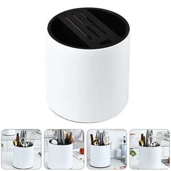 

1 Pc Cutlery Holder Kitchen Cutlery Stand Kitchen Utensil Stand Plastic Cutlery Stand for Hotel
