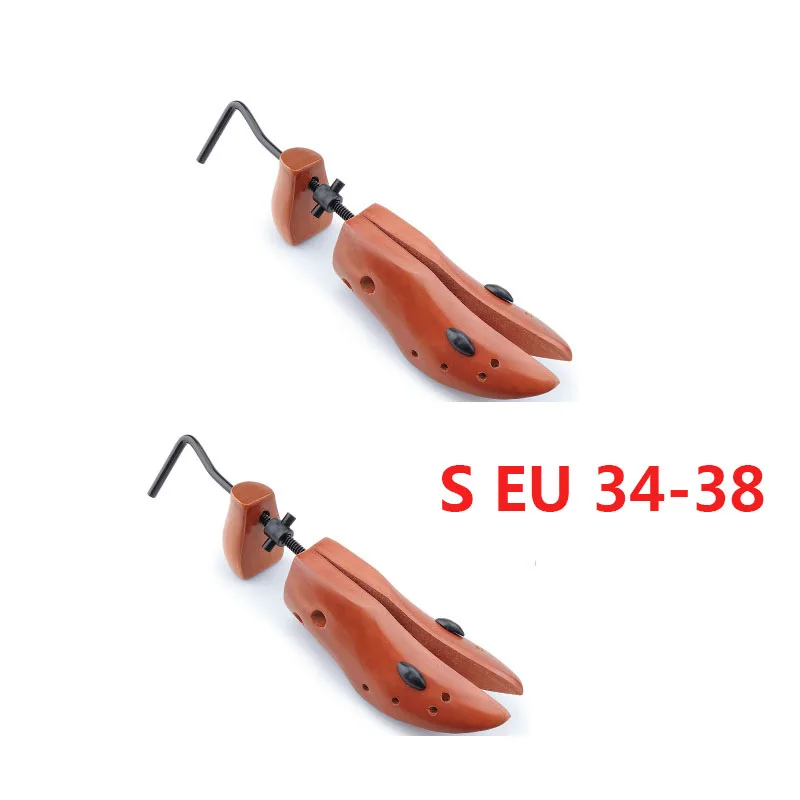 2pcs S 34-38 brown Обновленная версия HQ 2-Way деревянный обувной дерево для мужчин и женщин обувь экспандер djustable обувь носилки формирователь стойки Sawol - Цвет: 2pcs S 34-38 brown