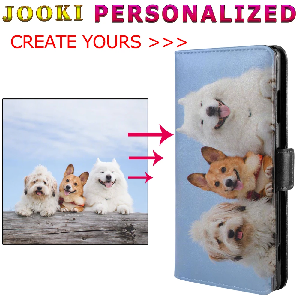 

For MOTO One Pro Cover Personalized soft leather Photo Women's Wallet For MOTO One Zoom custom logo custom photo phone case
