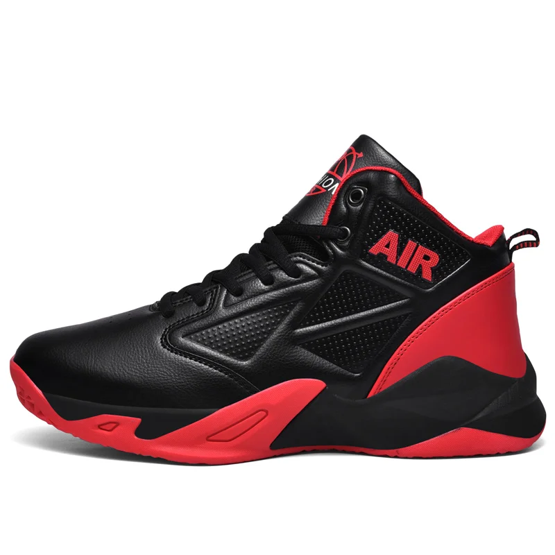 52 black and red Амортизация Jordan ретро мужские баскетбольные кроссовки с высоким берцем баскетбольные кроссовки пара ботинок уличная Мужская Спортивная обувь большого размера 36-48 - Цвет: 52 black and red