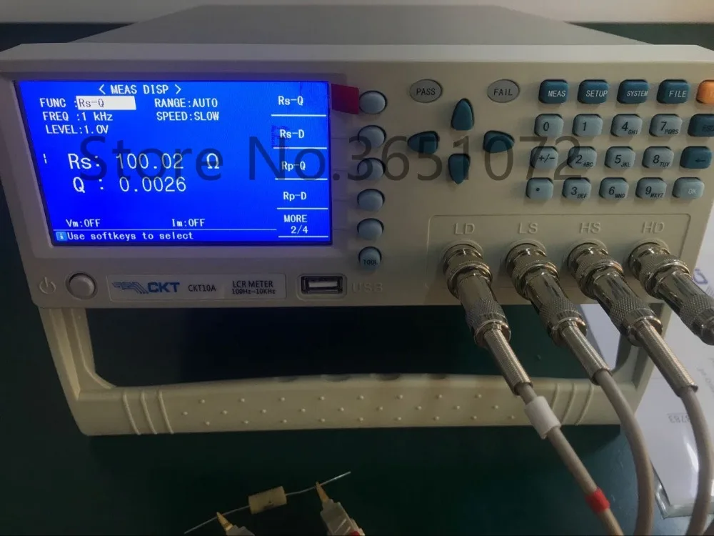 CKT10A Цифровой LCR метр частота 100 Гц, 120 Гц, 1 кГц, 10 кГц ESR метр дешевая цена RLC метр