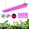 LED Grow Lights 500W Full Spectrum Growing LED Lamp Lighting 50cm Double tube plant chandelier for Hydroponic Indoor Plants ► Photo 1/6