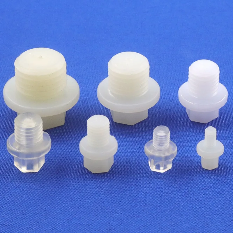 

5~100pcs M4~M20 Male Thread Plastic End Plug Aquarium Adapter Irrigation Water Pipe Connector Hose Joints End Cap Pipe Fittings