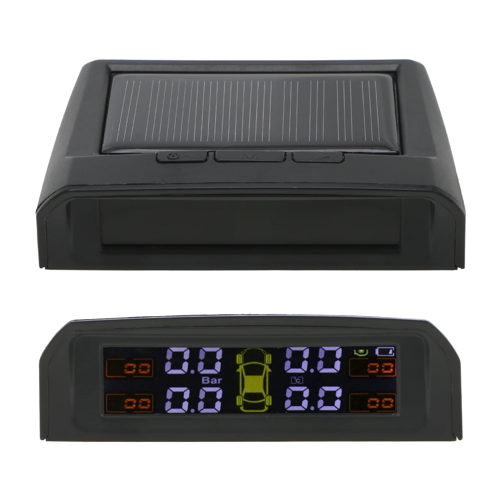 HD digital LCD Display Monitoring System Tire Pressure Alarm Automatic USB Or Solar Charging Car TPMS Monito | Автомобили и