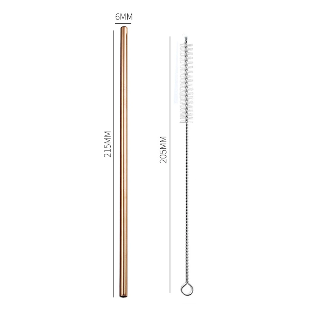 Eco-Friendly Reusable Metal Drinking Straws - Durable 304 Stainless Steel, Bent & Straight Options