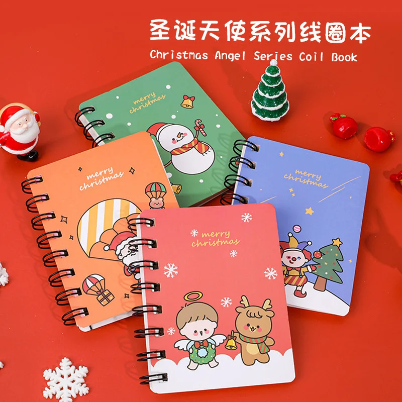 A7 Рождественский олень Снеговик Санта Клаус записная книжка Дневник для