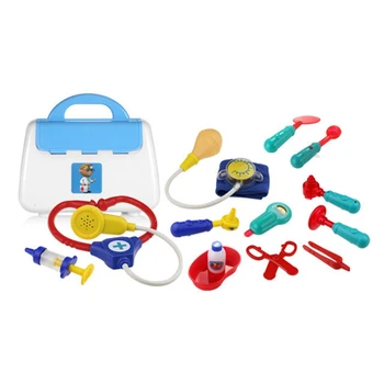 

Play House Kids Doctor Toy Set Scenario Simulation Medicine Box Medical Toys 13 Pieces